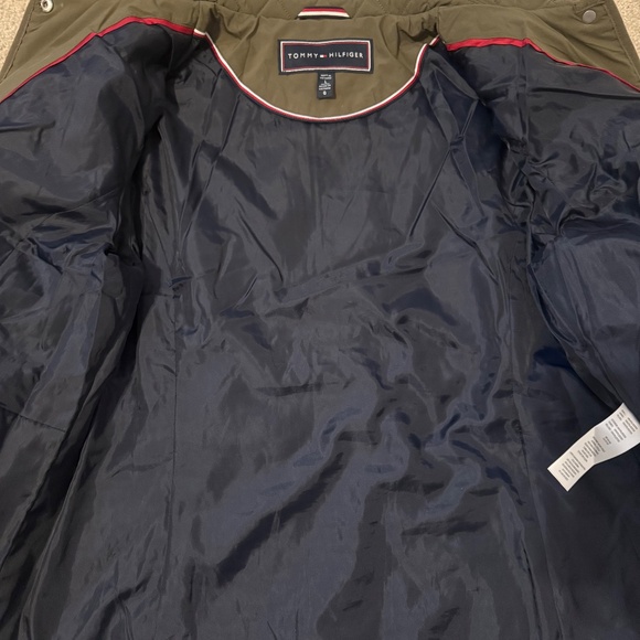 💥 SALE! Tommy Hilfiger Quilted Jacket / Size L - Picture 6 of 7